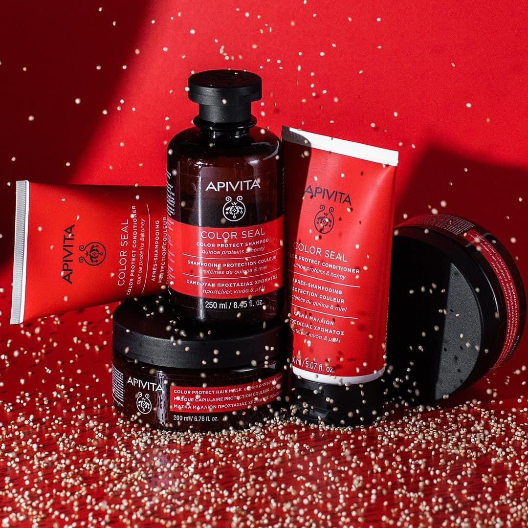 Apivita COLOR SEAL Shampoing Protection Couleur - Pharmacie de Sauternes