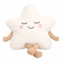 Pelucho Bouillotte sèche déhoussable peluche Étoile aux grains de blé et fleurs de lavande