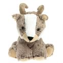 Pelucho Bouillotte sèche peluche Chamois aux grains de blé et fleurs de lavande