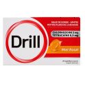 Drill Pastilles Miel Rosat Maux de Gorge et Aphtes x24