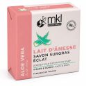 MKL Green Nature Savon Surgras au l'ait d'ânesse bio - Aloe Vera (100 g)