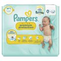 Pampers Premium Protection couches bébé moins de 3 kg (x22)