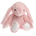 Pelucho Bouillotte sèche peluche Lapin Rose aux grains de blé et fleurs de lavande