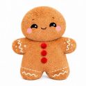 Pelucho Bouillotte sèche peluche Bonhomme Pain d'Épices aux grains de blé et fleurs de lavande