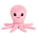 Pelucho Bouillotte sèche déhoussable peluche Pieuvre aux grains de blé et fleurs de lavande