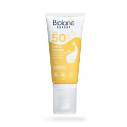 Biolane Expert Crème Solaire Bébé SPF50 haute protection, résiste à l'eau (50 ml)