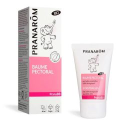 PranaBB Baume Pectoral bio soulagement des voies respiratoires & sommeil paisible (40 ml)