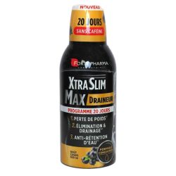 Forté Pharma Xtra Slim Max Draineur perte de poids, drainage, rétention d'eau (500 ml)