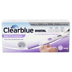 Clearblue Test d'ovulation digital avancé 2 hormones x10