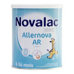 Novalac Allernova AR lait en poudre bébé 0-36 mois allergie protéines de lait de vache (400 g) T