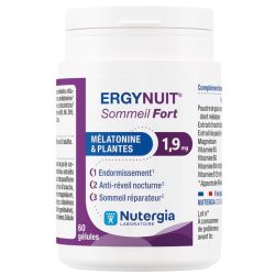 Ergynuit Sommeil Fort endormissement, anti-réveil & sommeil réparateur (60 gélules)