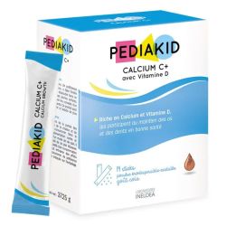 Pediakid Calcium C+ avec Vitamine D (14 sticks)
