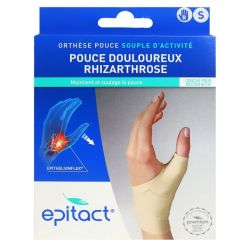 Epitact Orthèse de Pouce Souple Droit (Taille S)