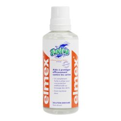 Elmex Junior Bain de bouche enfant 6-12 ans protection anti-caries (400 ml)