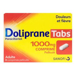 Doliprane Tabs 1000Mg Comprimés Pélliculés x8