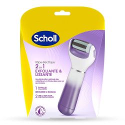 Scholl Râpe Velvet Smooth Electrique 2 en 1 - Exfoliante & Lissante