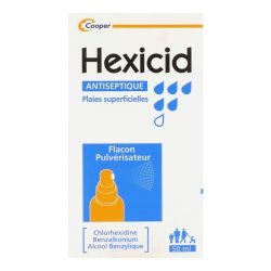 Cooper Hexicid Solution antiseptiques plaies superficielles (50 ml)