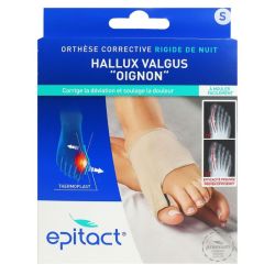 Epitact Orthèse Corrective Rigide de nuit Hallux Valgus (Taille S)