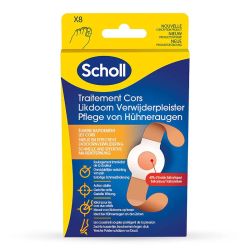 Scholl Pansements Traitement Cors Coricides x8