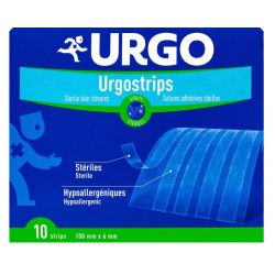 Urgostrips sutures adhésives stériles hypoallergéniques 6 x 100 mm (x10)