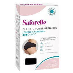 Saforelle Culotte Fuites Urinaires lavable, sécurité & discrétion (Taille 44, x1)