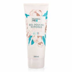 Pharmaprix Gel Douche Surgras à l'extrait de Fleur de Coton (200 ml)