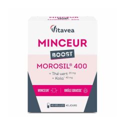 Vitavea Morosil 400 Minceur Boost thé vert & kola brûle-graisse (40 gélules)