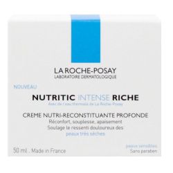 La Roche-Posay Nutritic Intense Riche crème nutri-reconstituante profonde 50Ml
