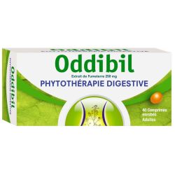 Oddibil extrait de fumeterre 250 mg phytothérapie digestive (40 comprimés)