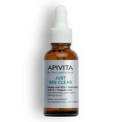 Apivita Just Bee Clear Sérum resurfaçant, anti-iimperfections, anti-marques (30 ml)