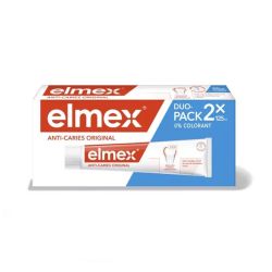 Elmex Dentifrice Anti-Caries Original sans colorants (2 x 125 ml)