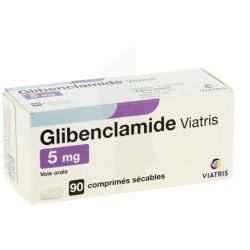 Glibenclamide 5Mg Viatris Cpr Sec 90