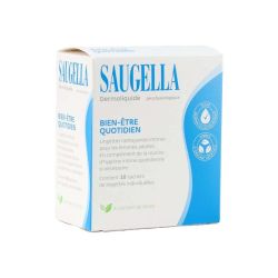 Saugella Lingettes Intimes Dermoliquide à l'extrait de sauge (10 sachets individuels)