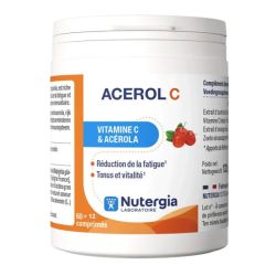 Nutergia Acerol-C Vitamine C & Acérola (60+12 comprimés)