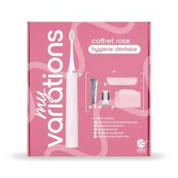 My Variations Coffret 2025 brosse à dents électrique sonique rose