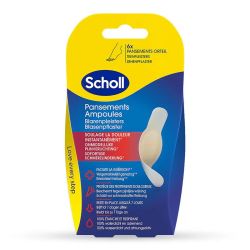 Scholl Pansements traitements ampoules orteils (x6)