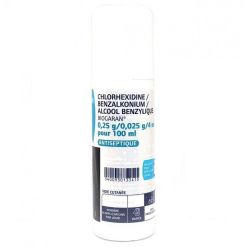 Antispetique Spray Chlorhexidine/Benzalkonium/Alcool Benzylique 100M
