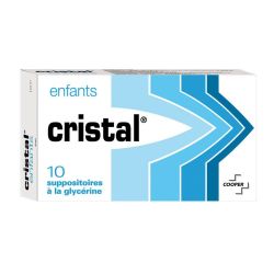 Cristal Suppositoires à la glycérine Enfant (x10)