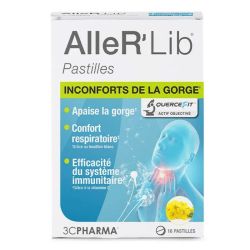 3CPharma AlleR'Lib Pastilles inconforts de la gorge (16 pastilles)