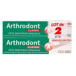 Arthrodont Classic Pâte Dentifrice Gingivale 75Mlx2