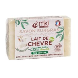 MKL Green Nature Savon surgras au lait de chèvre bio Thé Sencha (100 g)