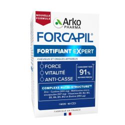 Forcapil Fortifiant Expert cheveux et ongles affaiblis (60 gélules)