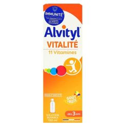 Alvityl Solution Mulitvitaminée Vitalité Forme Equilibre Dès 3ans 150Ml