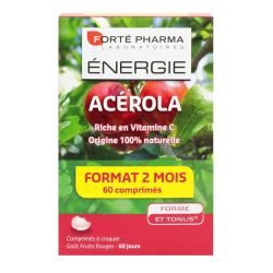 Forte Pharma Energie Acérola naturelle riche en vitamine C (60 comprimés)