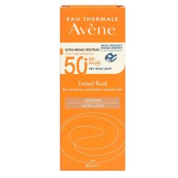 Avene Solaire Spf50+ Fluide Teinté unifiant peaux sensibles 50Ml