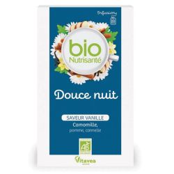 BioNutrisanté Infusion bio Douce Nuit saveur vanille (20 sachets)
