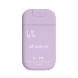 Saneez Spray mains désinfectant Ube Latte édition limitée (30 ml)