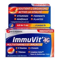 Forte Pharma Immuvit'4G Adulte (30 comprimés)