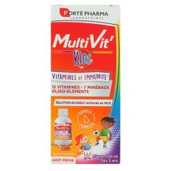 Forté Pharma Multivit'4G Kids vitamines & immunité (150 ml)