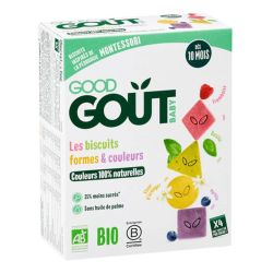 Good Goût Baby Les Biscuits Formes & Couleurs bio (4 x 20 g)